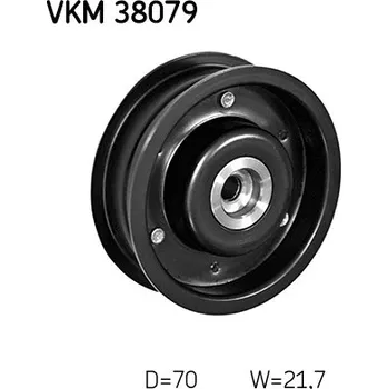 Rozvod motoru Vratná/vodicí kladka, klínový žebrový řemen SKF VKM 38079