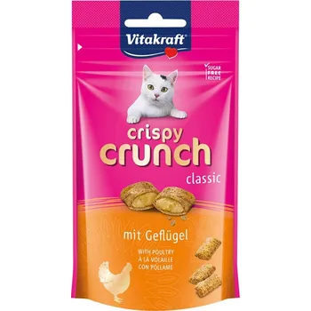 Pamlsek pro kočku Vitakraft Crispy Crunch drůbeží 60 g