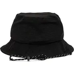 Klobouk Yupoong Adjustable Flexfit Bucket Hat Black