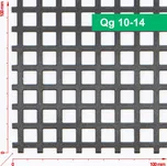 Brána posuvná výplň děrovaný plech, výška 150x400 cm FAB, pozink Typ děrovaného plechu: Qg 10-14