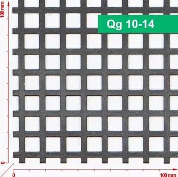 Samonosná posuvná brána výplň děrovaný plech, výška 150x400 cm FAB, pozink Typ děrovaného plechu: Qg 10-14