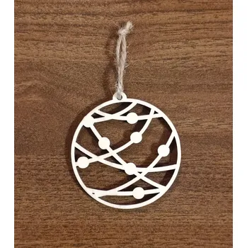 Vánoční ozdoba Dřevěná vánoční ozdoba 5