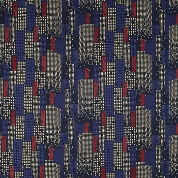 Úplet B0092 černý, barevné mrakodrapy, š.170