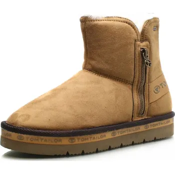 Dámská zimní obuv DÁMSKÉ KOTNÍKOVÉ BOTY TOM TAILOR 6390320005-00070 BÉŽOVÁ Barva: BÉŽOVÁ, Velikost: 40