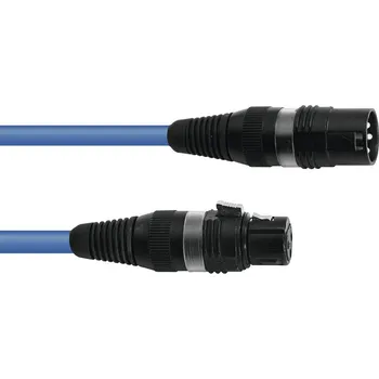 Audio kabel Sommer CABLE DMX cable XLR 3pin 5m blue