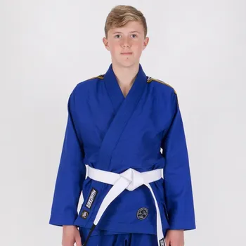 Kimono Tatami fightwear Dětské BJJ kimono Tatami Nova Absolute gi Kids MODRÉ + bílý pásek zdarma Velikost: M4