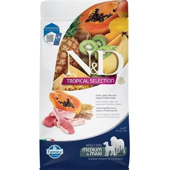 Krmivo pro psa N&D Tropical Selection Dog Adult M/L Lamb 2 kg