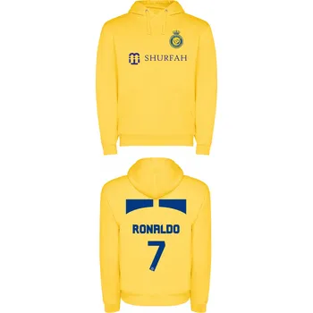 Dívčí mikina Mikina s kapucí Cristiano Ronaldo Al-Nassr FC Velikost: XXL