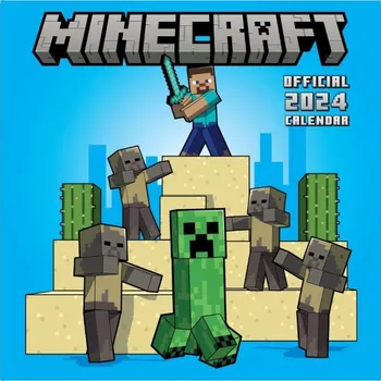 Kalendář Danilo Nástěnný kalendář Minecraft 2024