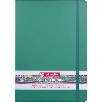 Umělecký papír Skicák Art Creation - zelený, 140g/m2, 21x30 cm