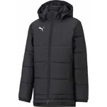 Bunda s kapucí Puma Bench Jacket Jr Black- White 65726903 Velikost 128