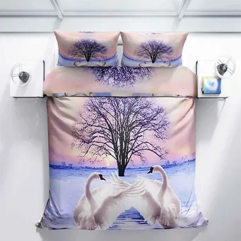 Povlečení Povlečení z mikrovlákna - labuť