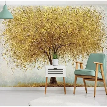 Fototapeta Solution Media 3D tapety - Zlatá strom MU4138 3 - 3D Relief - Vliesová tapeta - 320g/m2