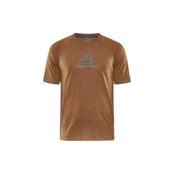 Pánské oblečení CRAFT ADV Trail Wool SS M hnědá 1913721-685200 S; Hnědá triko + DÁREK DLE VÝBĚRU!