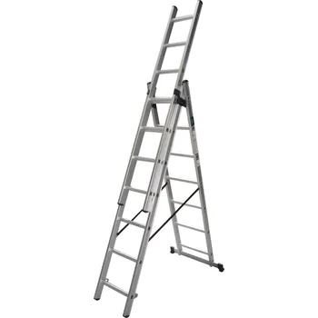 Železářství XTline Žebřík trojdílný hliníkový XT6311 3x 11 příček