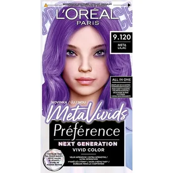Vlasová kosmetika L'ORÉAL PARIS Préférence Meta Vivids 9.120 Meta Lilac