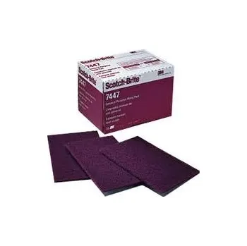 Brusný papír 3M 7447+ Scotch-Brite brusná rohož červená 158x224mm