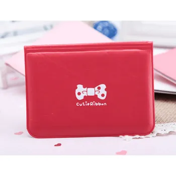 Peněženka Jednoduchá roztomilá peněženka na karty - Červené