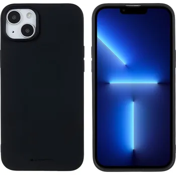 Pouzdro na mobilní telefon Mercury Ochranný kryt na iPhone 15 PLUS - Mercury, Soft Feeling Black