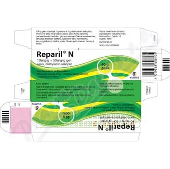 Lék na srdce, cévy a krev Reparil N 10mg/g+50mg/g gel 40g I