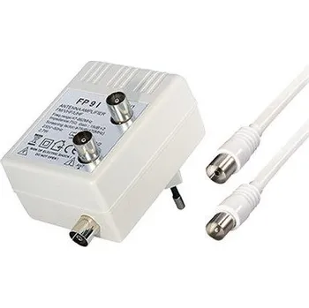 Anténní zesilovač Ostatní Zesilovač 2x15dB FP9I do zásuvky