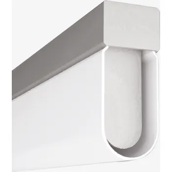 Lucis Minimalistické svítidlo Aula pro stropní či nástěnnou montáž Barva: Bílá, Délka: 1200 mm, Teplota chromatičnosti / Stmívání: 3000 Kelvinů / Stmívatelné DALI AU1.L1.1200.41M DALI2 Minimalistické svítidlo Aula pro stropní či nástěnnou montáž