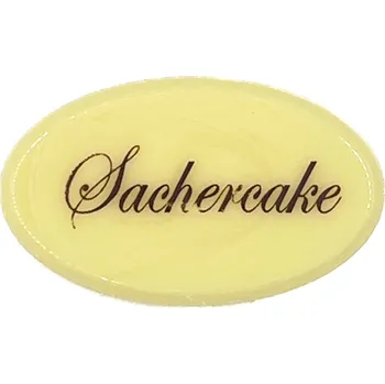 Jedlá dekorace na dort Pastry, s.r.o. PASTRY ČOKOLÁDOVÁ DEKORACE - SACHERCAKE 16ks