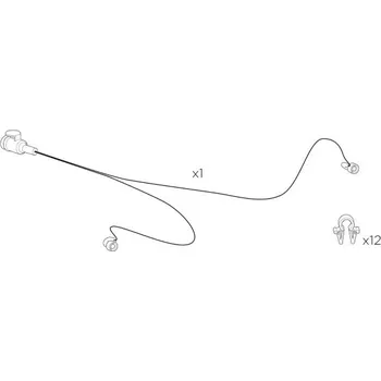 Příslušenství ke střešnímu nosiči Lamp Cable - Thule Epos 3