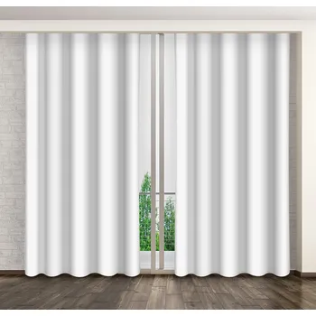 pant Jednobarevný závěs bílý ZMA2 Délka závěsu: 250cm