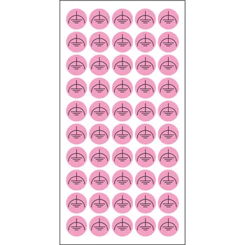 Značení Vodič pracovního uzemnění samolepící PVC fólie 12,5mm arch 50ks