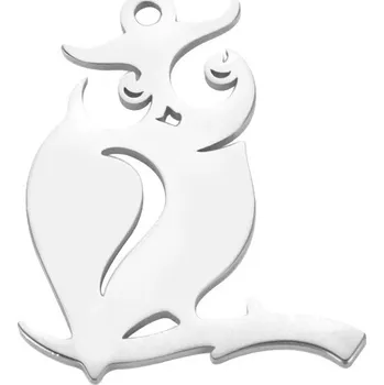 Souprava šperků Přívěsek sova z chirurgické oceli vl 477-1