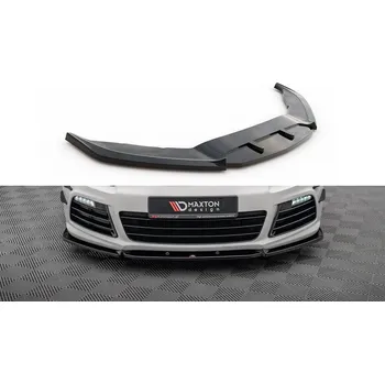 Karosérie Spojler pod nárazník lipa V.3 Volkswagen Scirocco R Mk3 černý lesklý plast