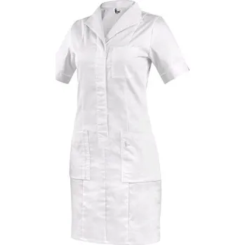 Pracovní zástěra Canis CXS Šaty CXS BELLA, dámské, bílé 115008710054 Bílá 54