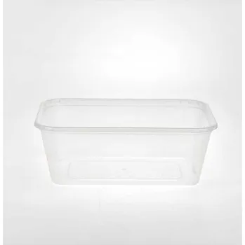 Jednorázové nádobí Miska plastová do mikrovlnné trouby 750ml/25ks