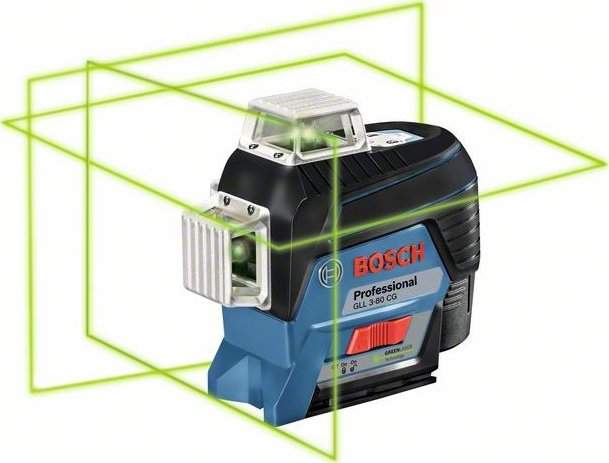 foto Měřící laser BOSCH Professional GLL 3-80 CG 0601063T03 + BM1 + L-Boxx