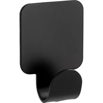 Věšák Siro Samolepicí věšák QUADRO UNO / Černý matný