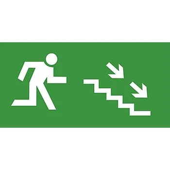 Nouzové osvětlení Sada piktogramů č.9 pro ESCAPO-2 (obsahuje piktogram 9a+9b) 299x157mm