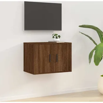 Obývací pokoj vidaXL Nástěnná TV skříňka 57 x 34,5 x 40 cm [816617] Barva: hnědý dub