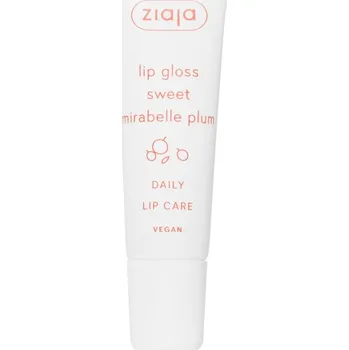 Lesk na rty Ziaja Sweet Mirabelle Plum pečující lesk na rty 12 ml