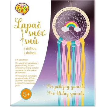 Lapač snů EASY CRAFT Kreativní tvoření - Lapač Snů - Duha