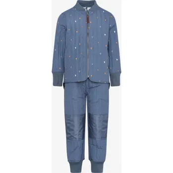 dívčí zimní kombinéza EN-FANT Thermal set AOP Dark Slate 104 (doporučená výška 102-109cm)