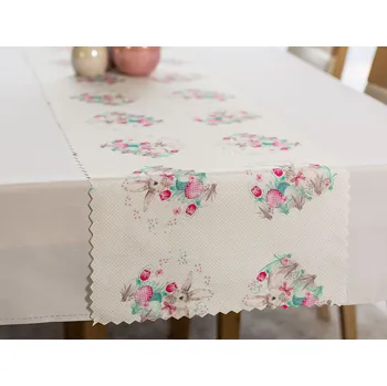 Velikonoční dekorace Velikonoční běhoun s potiskem - Vzor WN16 Rozměr běhounu (šířka x délka): 40x110cm