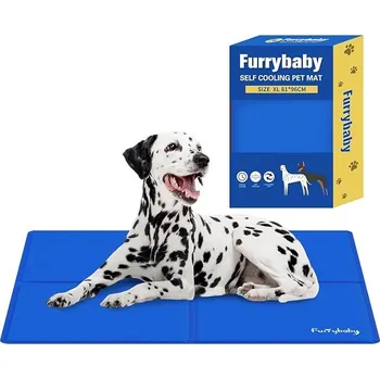 Pelíšek pro psa Chladící podložka pro psy, kočky Žlutá L