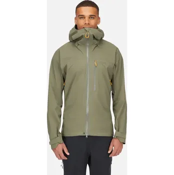 Pánská větrovka RAB Firewall Jacket - Pánská bunda Barva: light khaki, Velikost: M