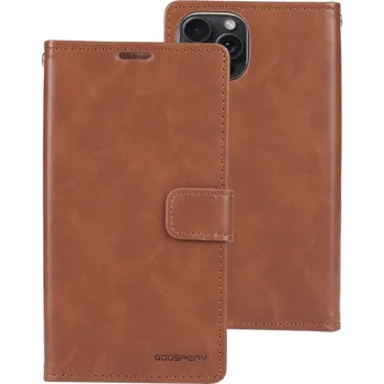 Pouzdro na mobilní telefon Mercury Ochranné pouzdro na iPhone 15 Pro - Mercury, Bluemoon Diary Brown