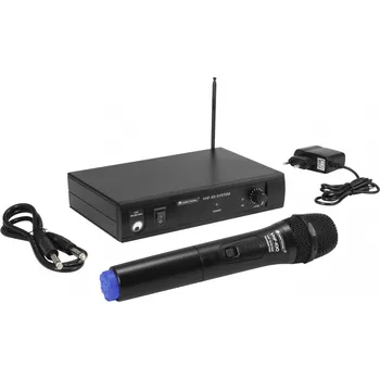 Mikrofon Omnitronic VHF-101, 1-kanálový bezdrátový mikrofonní set 201.60 MHz