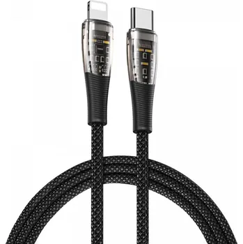 DUZZONA 66011 DUZZONA A5 20W Kabel USB Typ-C / Lightning černý