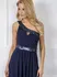 Dámské šaty Maxi šaty s aplikací NU-SK-1431.64 tmavě modré 34
