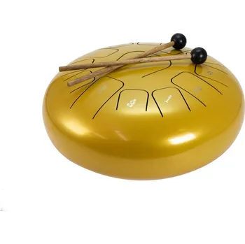Dimavery TD-12, tongue drum, zlatý
