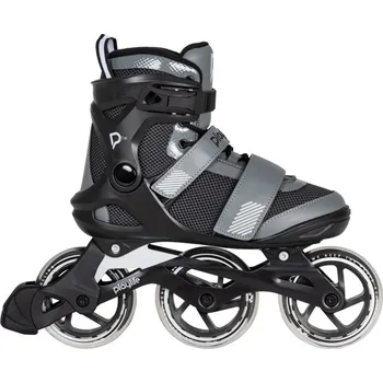 Kolečkové brusle Kolečkové brusle Playlife GT Black Grey 110, 3x, 110, 47 Powerslide